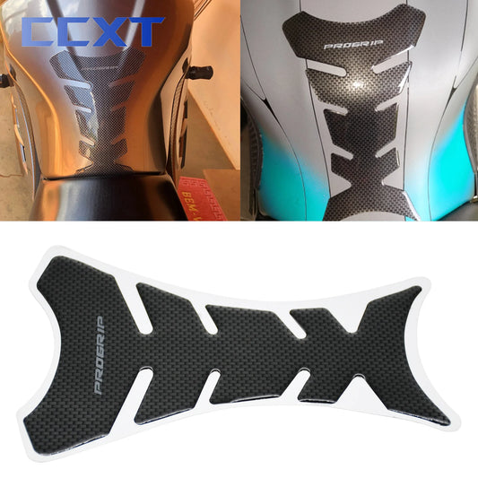 Carbon Fiber Gas Oil Tank Pad Protector Sticker Decal For Honda Yamaha Kawasaki Suzuki BMW ATV Dirt Bike Universal