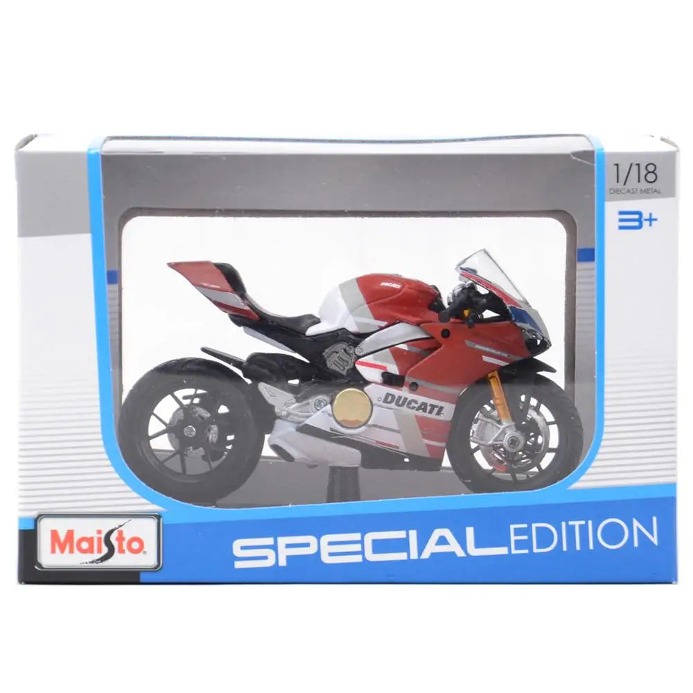 Maisto 1:18 2021 Ducati Monster+ Static Die Cast Vehicles Collectible Hobbies Motorcycle Model Toys