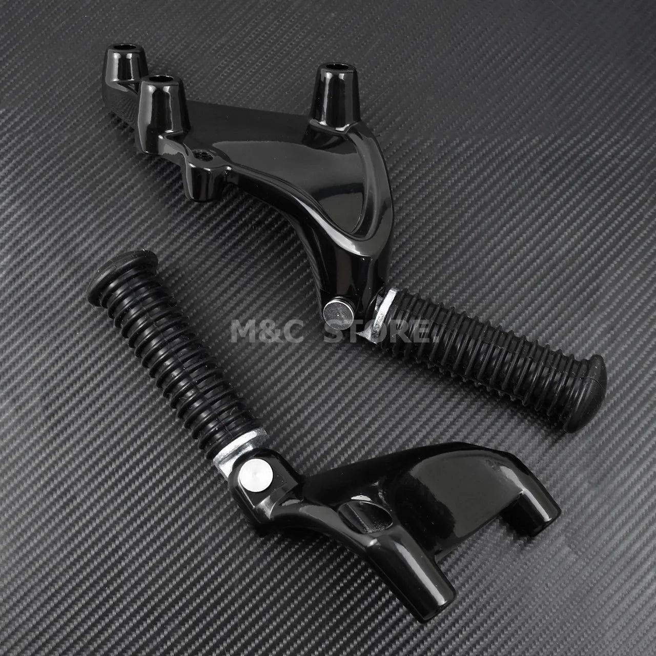 Rear Passenger Foot Pegs Mount Black Pedal For Harley Sportster Iron 883 1200 XL 48 72 SuperLow 2014-2021