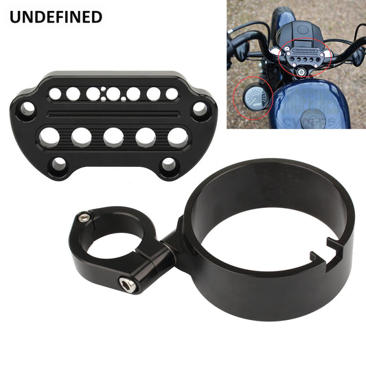 Side Mount Instrument Bracket Speedometer Relocation Cover For Harley Sportster XL883 XL1200 Iron 883 Forty-Eight 72