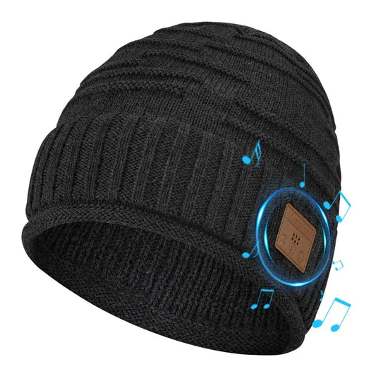 Bluetooh Beeanie: USB Rechargeable Detachable And Washable Rechargeable Blue-tooth Beenie .Phone-Talk