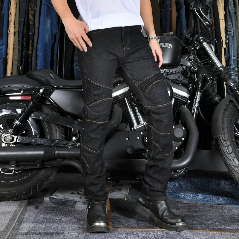 Pants, Riding Jeans, Anti-fall, Classic Motorcycle Rider Pants, Racing Pants for All Seasons