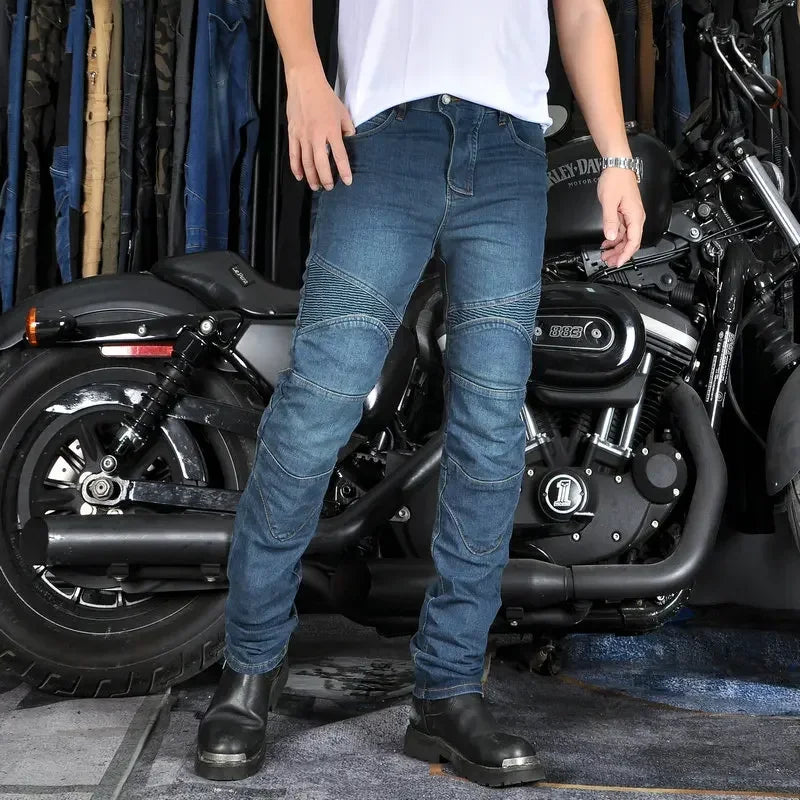 Pants, Riding Jeans, Anti-fall, Classic Motorcycle Rider Pants, Racing Pants for All Seasons