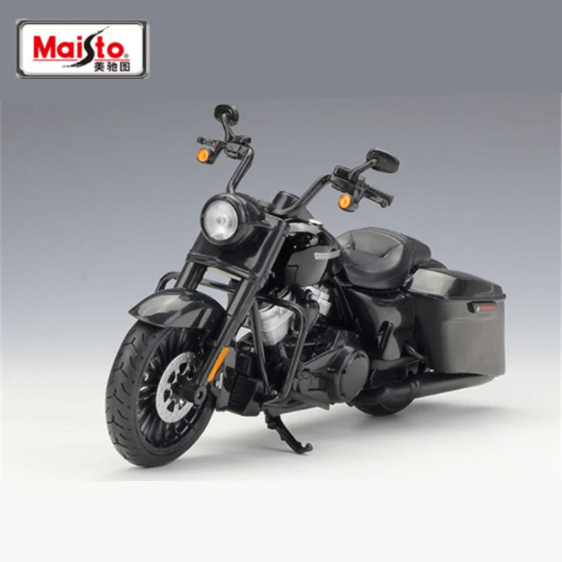 Maisto 1:12 Harley Road King Special Alloy Sports Motorcycle Model Simulation Metal Street Racing Motorcycle Model Kids Toy Gift