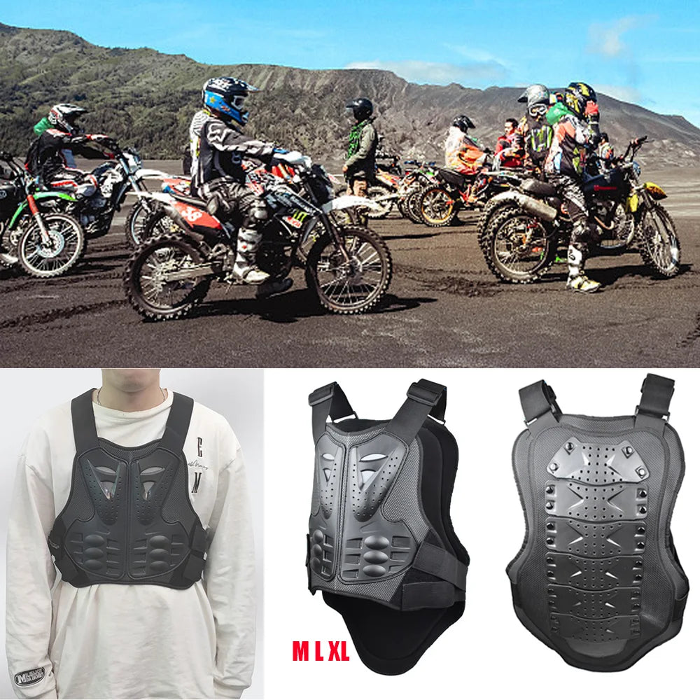 Armor Protective Gear Outdoor Driving Adult Chest Back Protection Vest For Motocross Skiing Skating