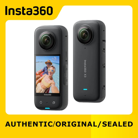 Insta360 X3 Action Camera 5.7K 360 4K/30 72MP Photo Live Streaming 10m Waterproof Helmet Video Recording Sport Insta 360 X3 Cam