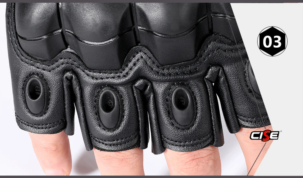 Touchscreen PU Leather Motorcycle Full Finger Gloves Protective Gear Racing Pit Bike Riding Motorbike Moto Motocross Enduro